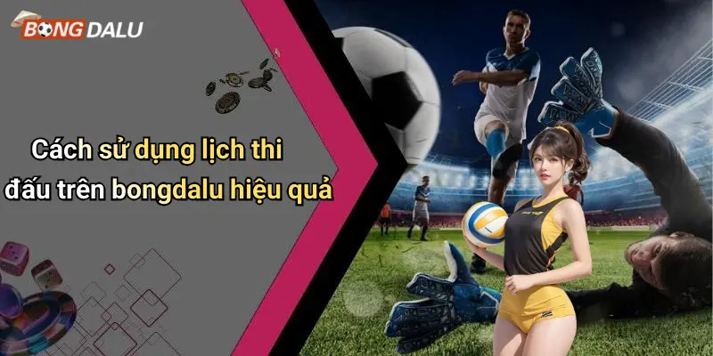 Cách sử dụng lịch thi đấu trên bongdalu hiệu quả