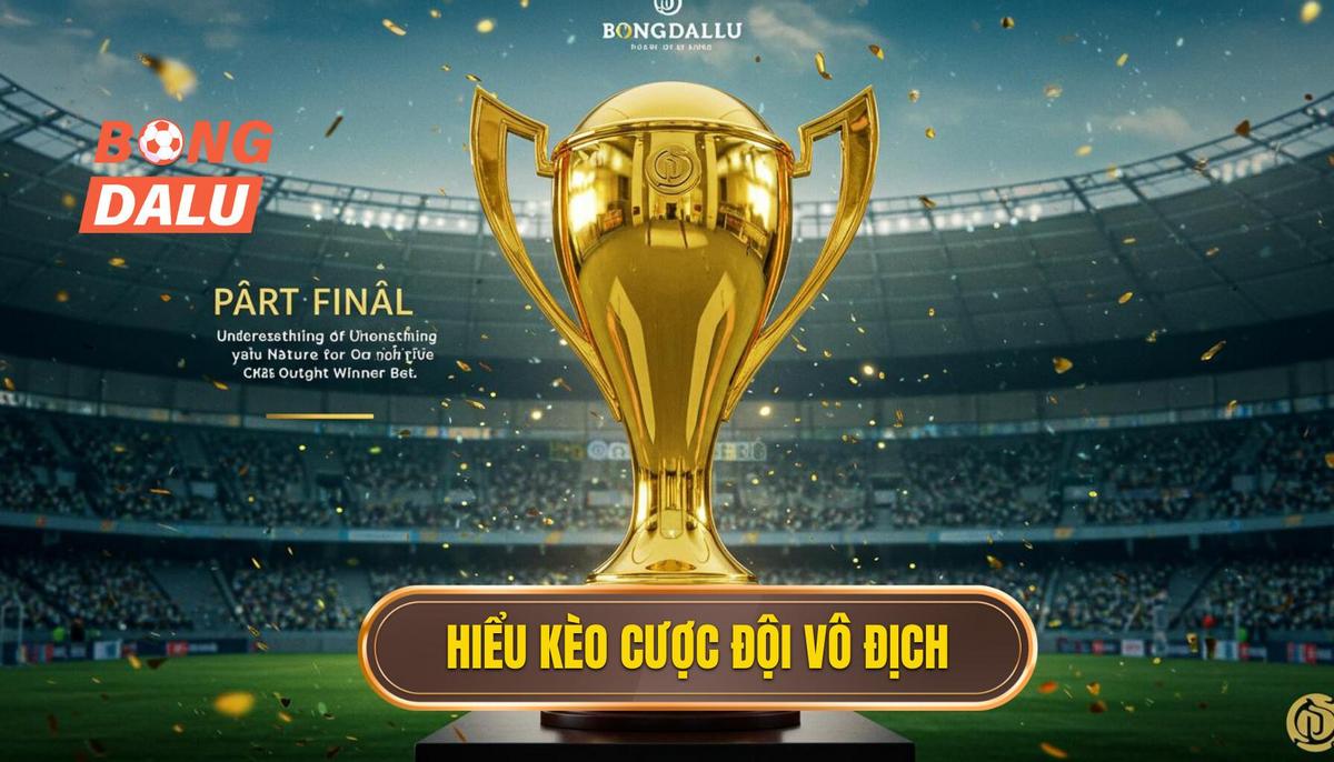Phần 1_ Hiểu Rõ Bản Chất Của Kèo Cược Đội Giành Cúp Vàng (Outright Winner)