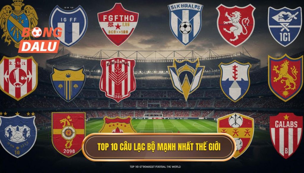 Top 10 câu lạc bộ mạnh nhất thế giới