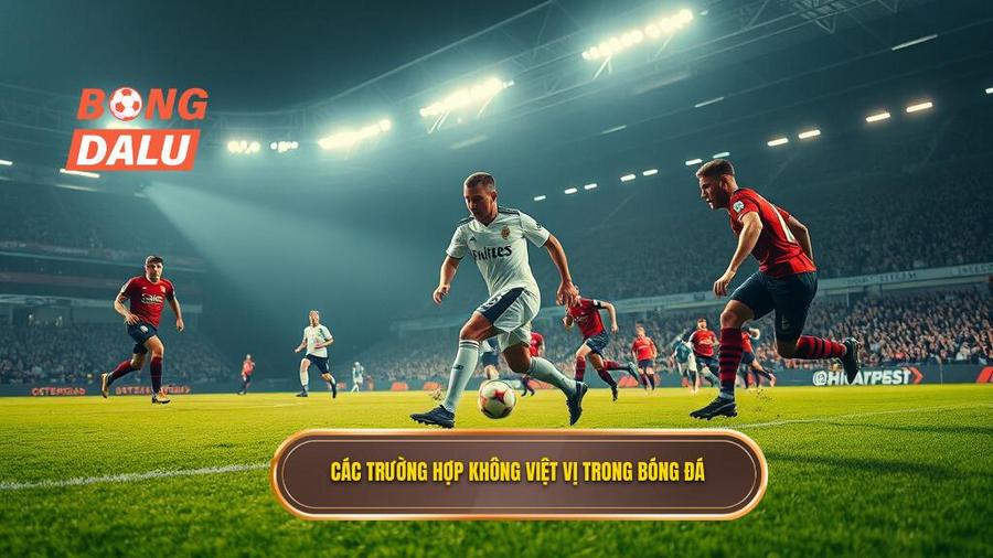 2. Các trường hợp không việt vị trong bóng đá
