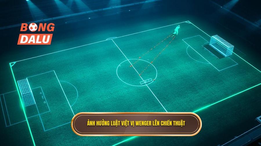 3. Ảnh hưởng Luật việt vị Wenger lên chiến thuật