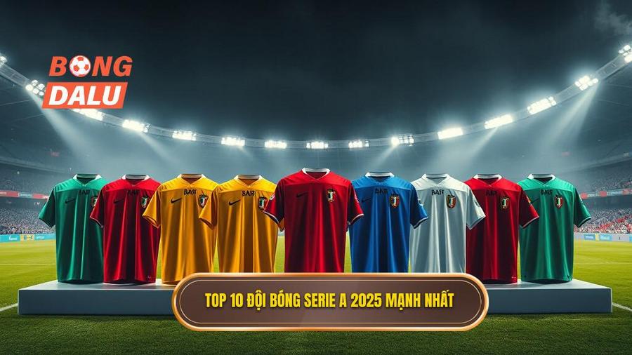Top 10 đội bóng Serie A 2025 mạnh nhất