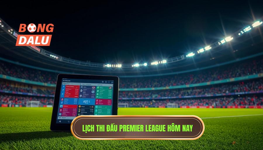 Lịch thi đấu và bảng kèo live Premier League hôm nay