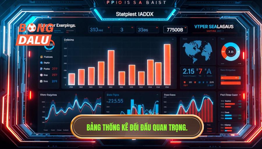 Bảng thống kê đối đầu và các thông số quan trọng
